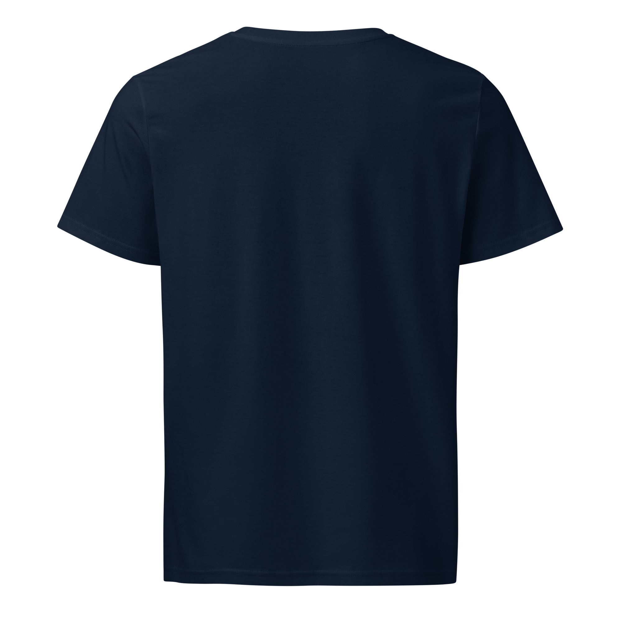 Port Tee | Custom Powerboat Shirt in French Navy - back (blank)