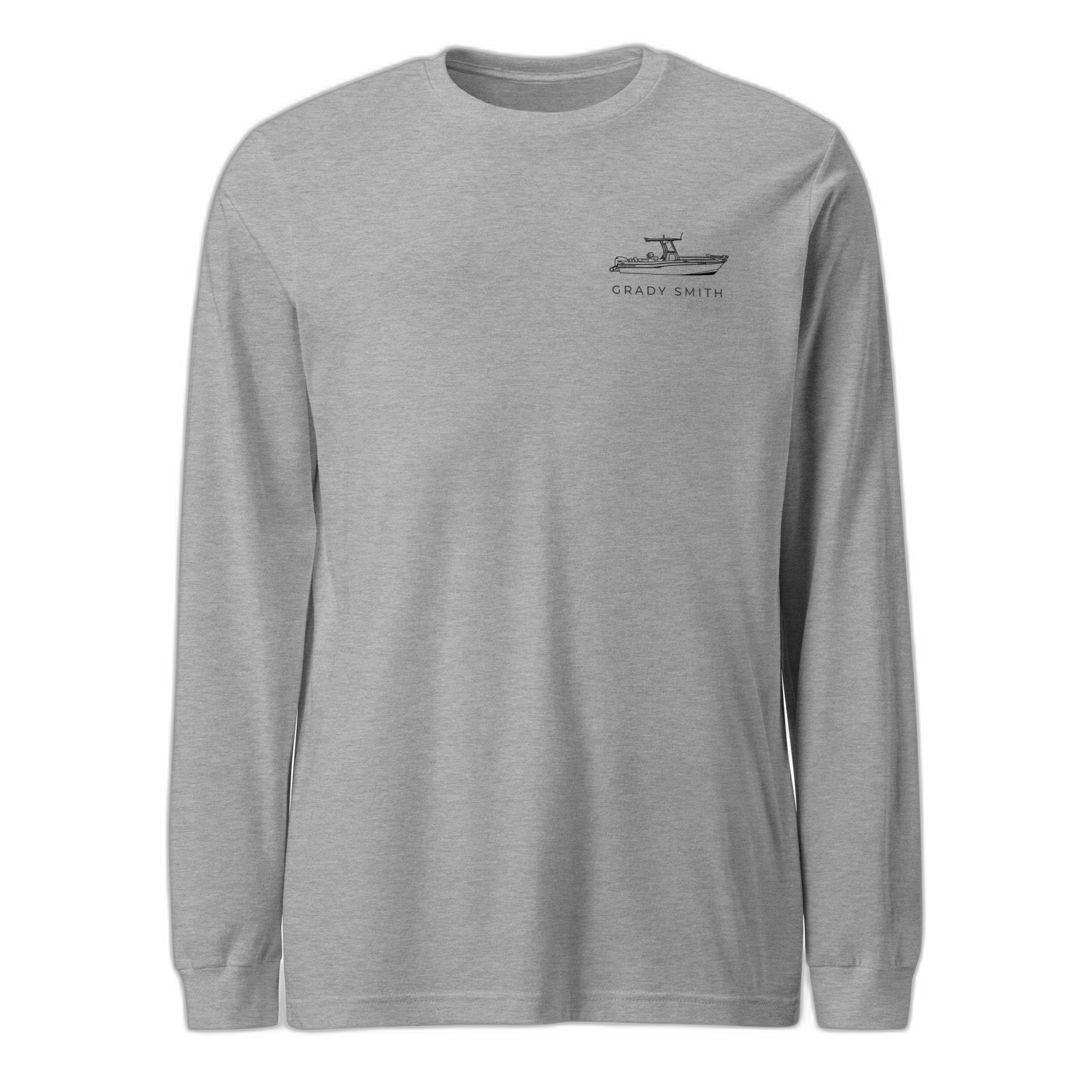 Powerboat blueprint long sleeve - image 2