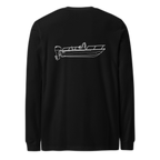 Custom powerboat technical drawing long sleeve - mockup 7