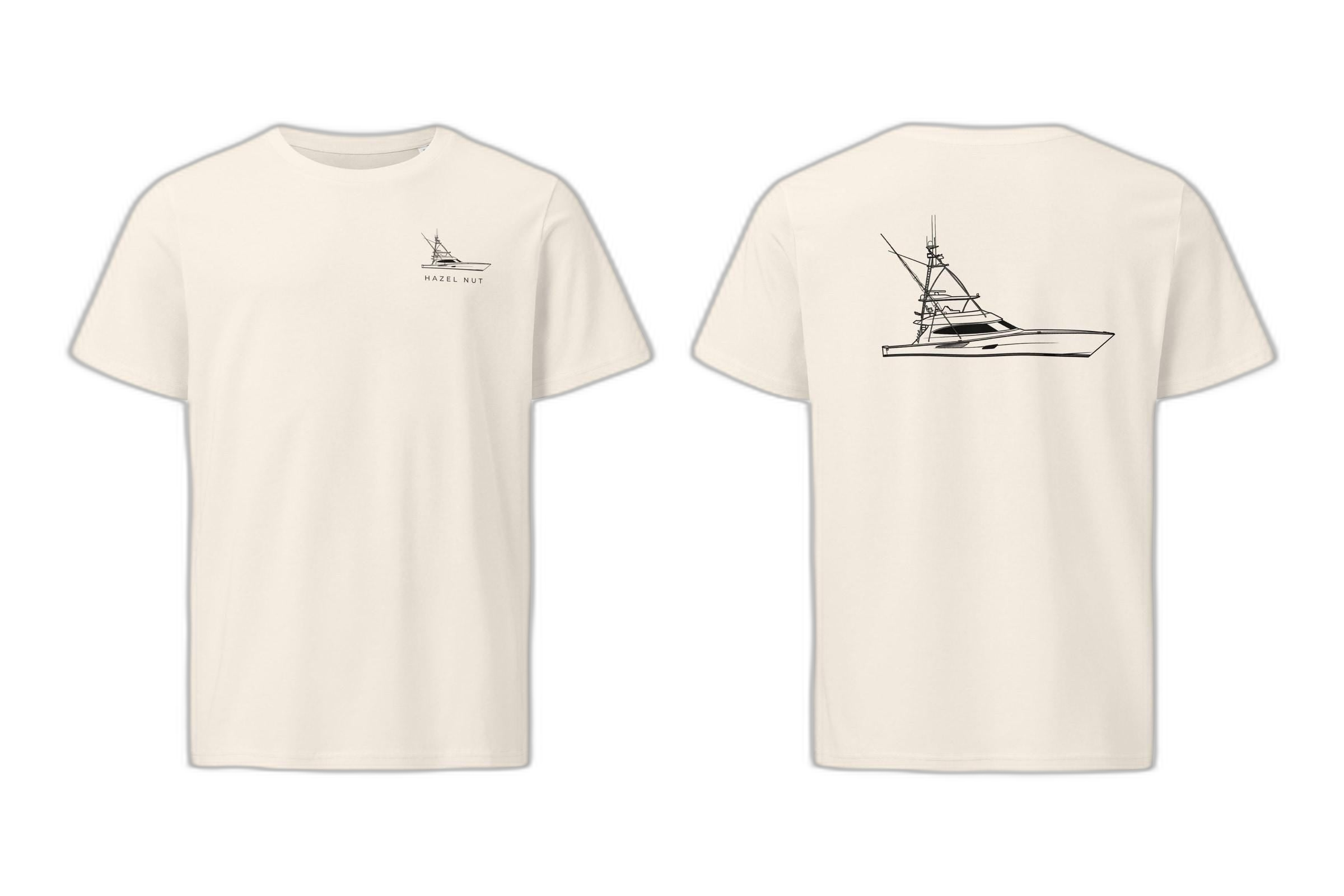 Powerboat blueprint t-shirt - image 1