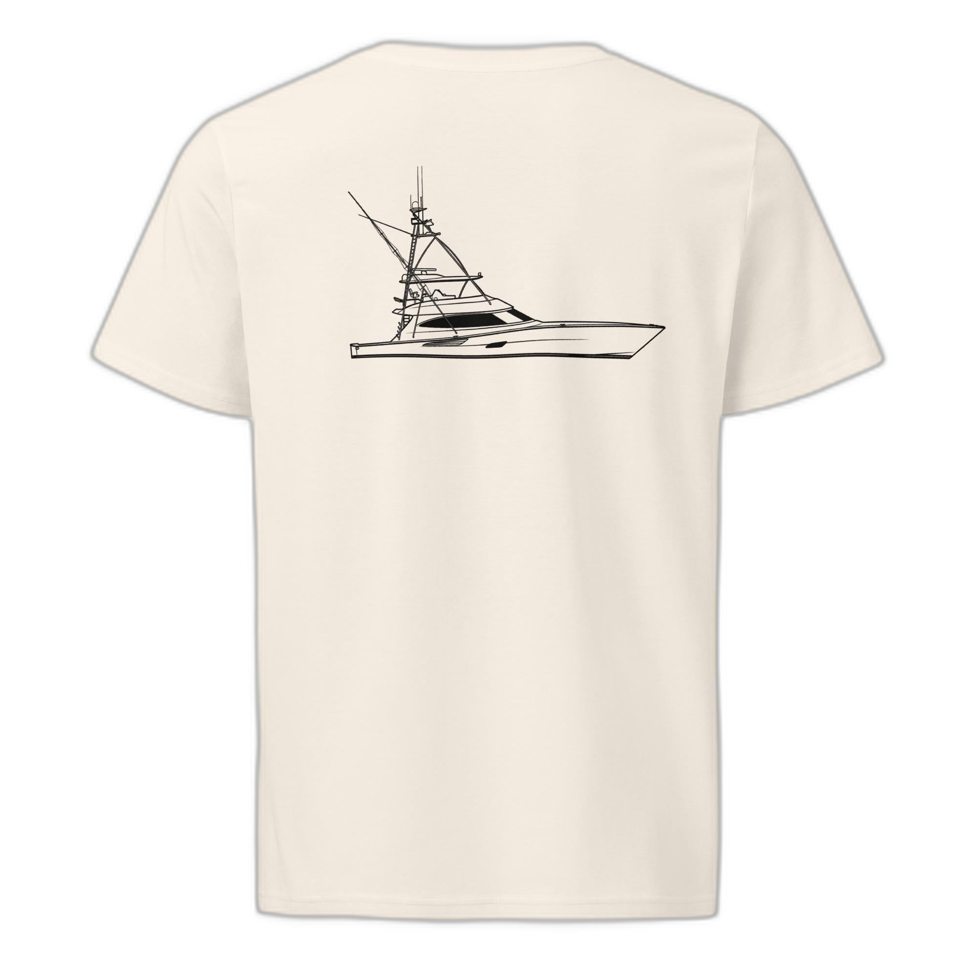 Powerboat blueprint t-shirt - image 4