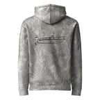 Custom powerboat technical drawing hoodie - back