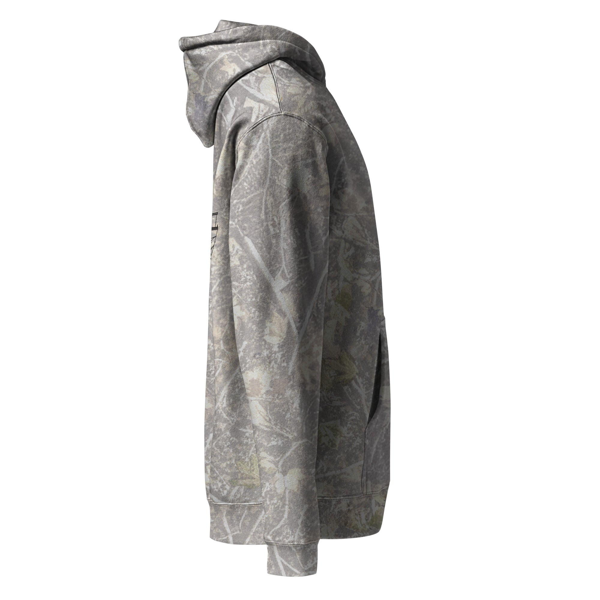 Custom powerboat technical drawing hoodie - right