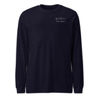 Stern Powerboat Long Sleeve Shirt in French Navy - front design
