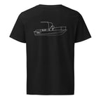 Boston Whaler Classic 17 Montauk powerboat shirt in Black - back design