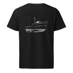 Mainship Pilot 30 powerboat shirt in Black - back design