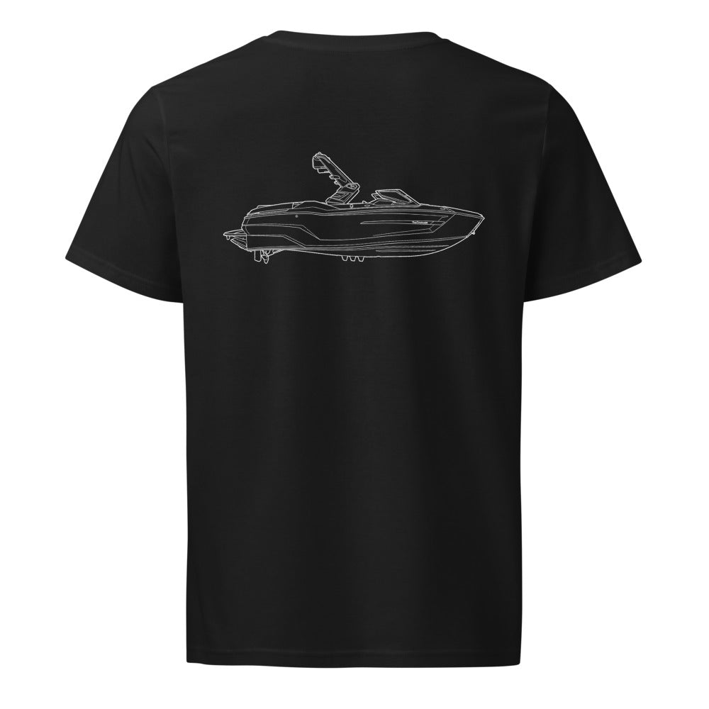 MasterCraft X24 powerboat shirt in Black - back design