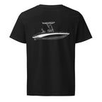 Yamaha 190FSH Sport powerboat shirt in Black - back design