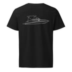 Sea Ray Sundeck 260 powerboat shirt in Black - back design