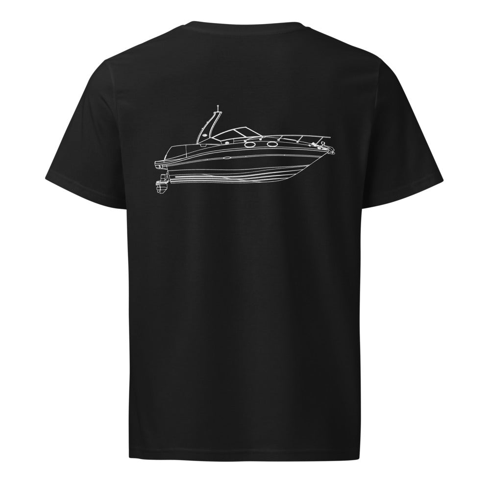 Sea Ray Sundancer 260 powerboat shirt in Black - back design