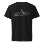 Axis T250 powerboat shirt in Black - back design