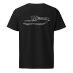 Tiara 2900 Coronet powerboat shirt in Black - back design