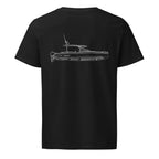 Axopar 37 powerboat shirt in Black - back design