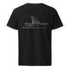 Nordhavn N60 powerboat shirt in Black - back design