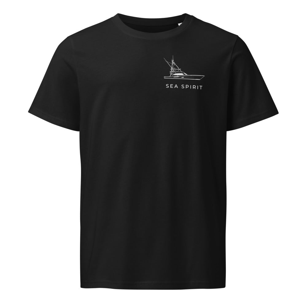 Viking 82 powerboat shirt in Black - front design