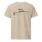 Grady-White Freedom 235 powerboat shirt in Desert Dust - back design
