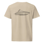 Sea Ray Sundancer 320 powerboat shirt in Desert Dust - back design