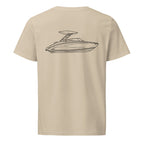 Yamaha 252SD powerboat shirt in Desert Dust - back design