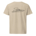 Sea Ray Sundeck 260 powerboat shirt in Desert Dust - back design