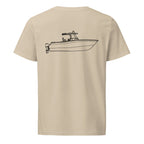 Grady-White Sailfish 282 powerboat shirt in Desert Dust - back design