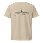 Axis T250 powerboat shirt in Desert Dust - back design