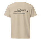 Tiara 2900 Coronet powerboat shirt in Desert Dust - back design