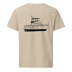 Ocean Alexander 40 Double Cabin powerboat shirt in Desert Dust - back design