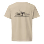 American Tug 365 powerboat shirt in Desert Dust - back design