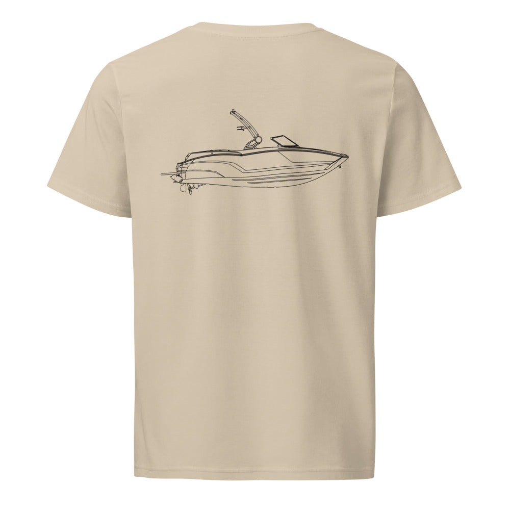 MasterCraft NXT21 powerboat shirt in Desert Dust - back design
