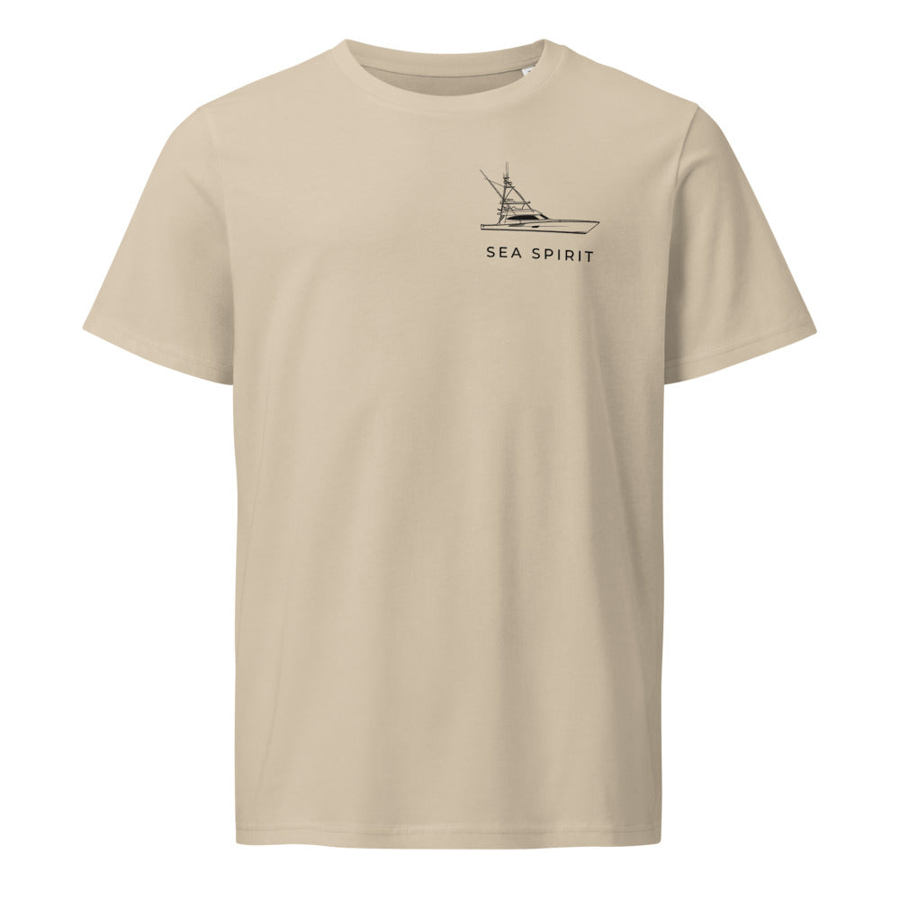 Viking 82 powerboat shirt in Desert Dust - front design