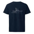 Nordhavn N60 powerboat shirt in French Navy - back design