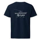 Regulator 23 powerboat shirt in French Navy - back design