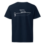 Grady-White Freedom 235 powerboat shirt in French Navy - back design