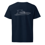 Sea Ray Sundeck 260 powerboat shirt in French Navy - back design