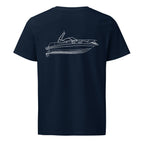 Sea Ray Sundancer 260 powerboat shirt in French Navy - back design