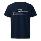 Grady-White Sailfish 282 powerboat shirt in French Navy - back design