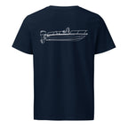 Boston Whaler 170 Dauntless powerboat shirt in French Navy - back design