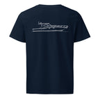Tiara 4300 Open powerboat shirt in French Navy - back design