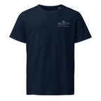 Custom powerboat technical drawing t-shirt - navy front