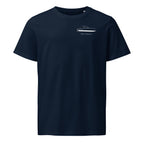 Pardo 38 powerboat shirt in French Navy - front design