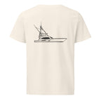 Viking 82 powerboat shirt in Natural - back design