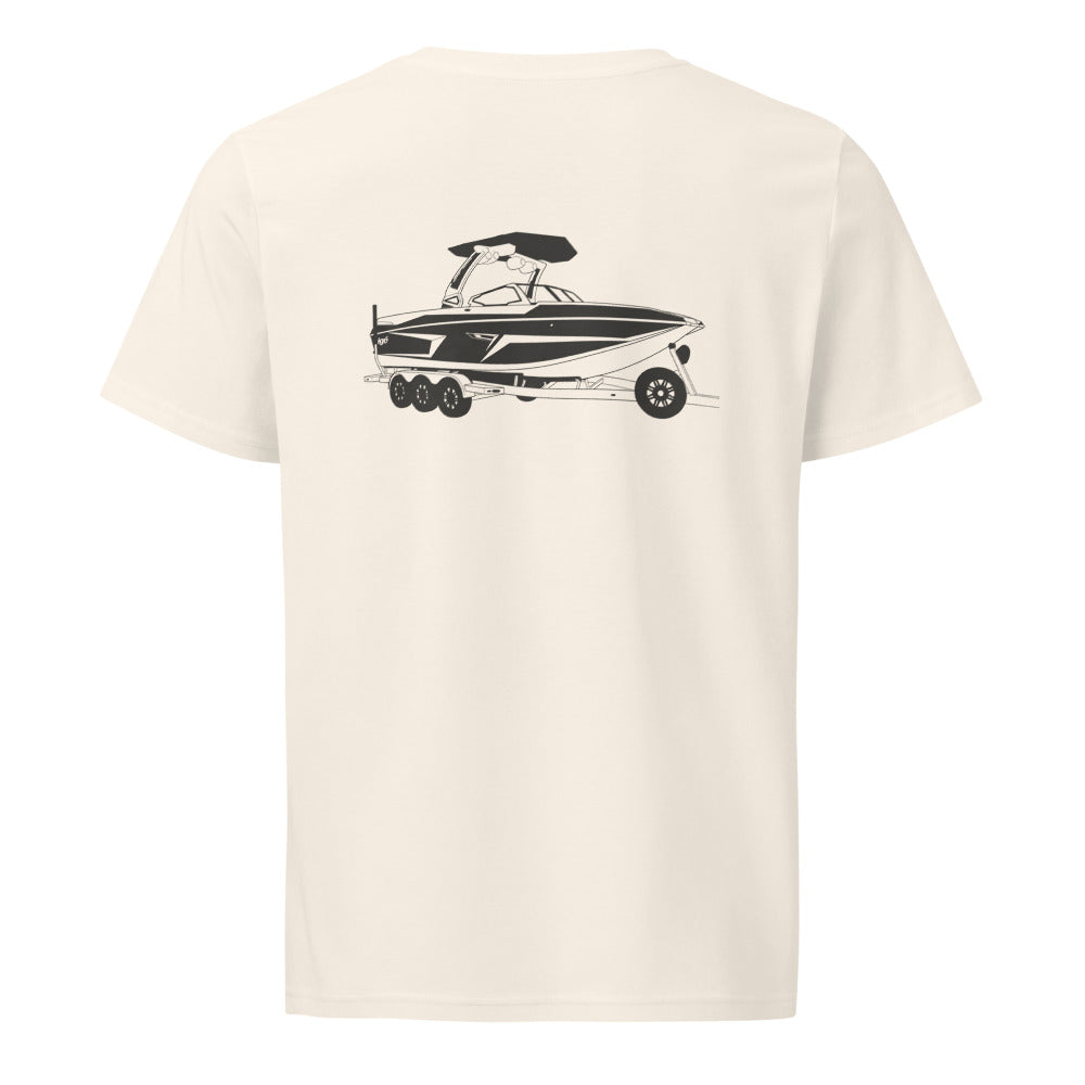 Tige RZX powerboat shirt in Natural - back design