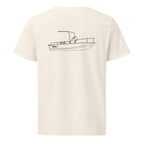 Boston Whaler Classic 17 Montauk powerboat shirt in Natural - back design