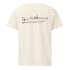 Boston Whaler 210 Montauk powerboat shirt in Natural - back design
