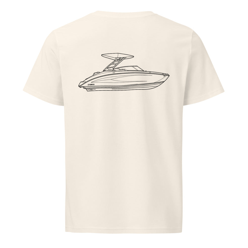 Yamaha 252SD powerboat shirt in Natural - back design