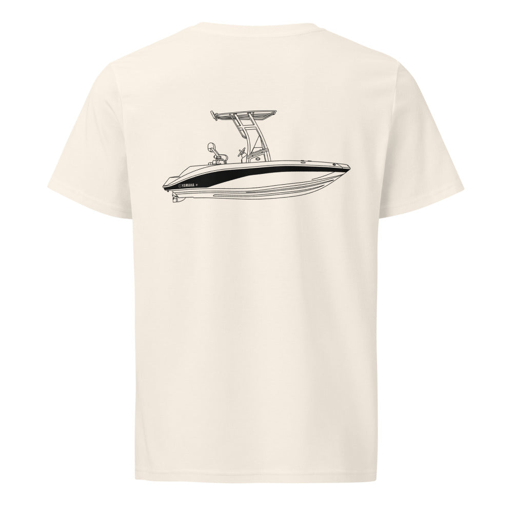 Yamaha 190FSH Sport powerboat shirt in Natural - back design