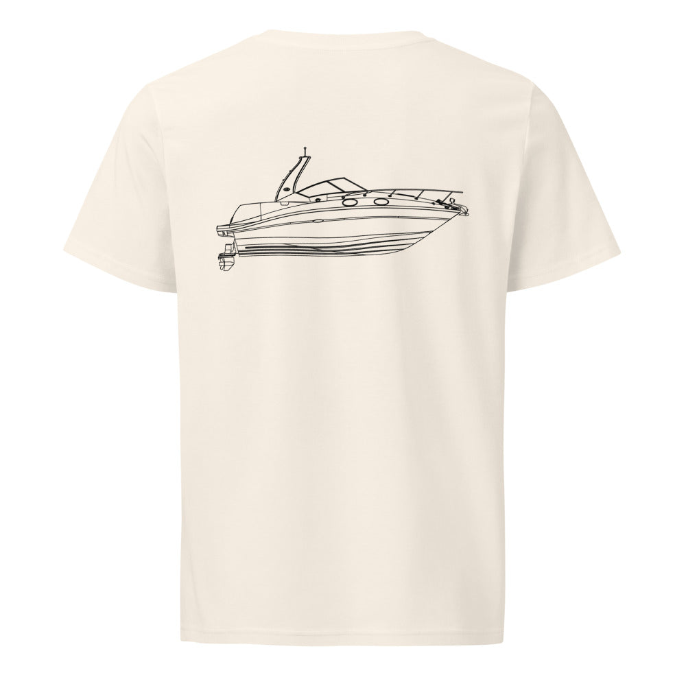 Sea Ray Sundancer 260 powerboat shirt in Natural - back design
