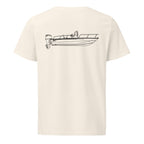 Boston Whaler 170 Dauntless powerboat shirt in Natural - back design