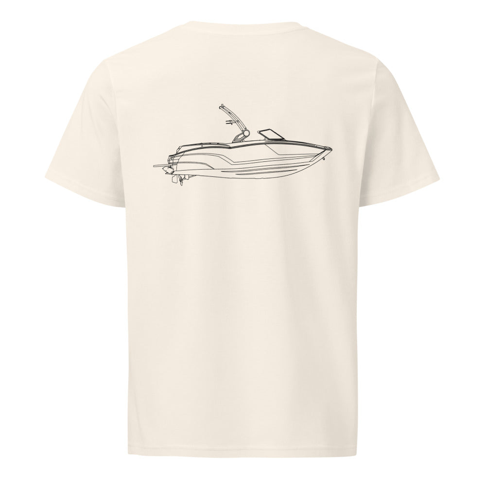 MasterCraft NXT21 powerboat shirt in Natural - back design