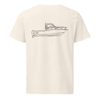 Boston Whaler 285 Conquest powerboat shirt in Natural - back design